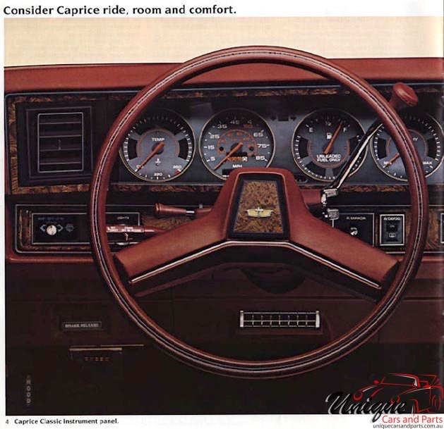 1982 Chevrolet Caprice Impala Brochure