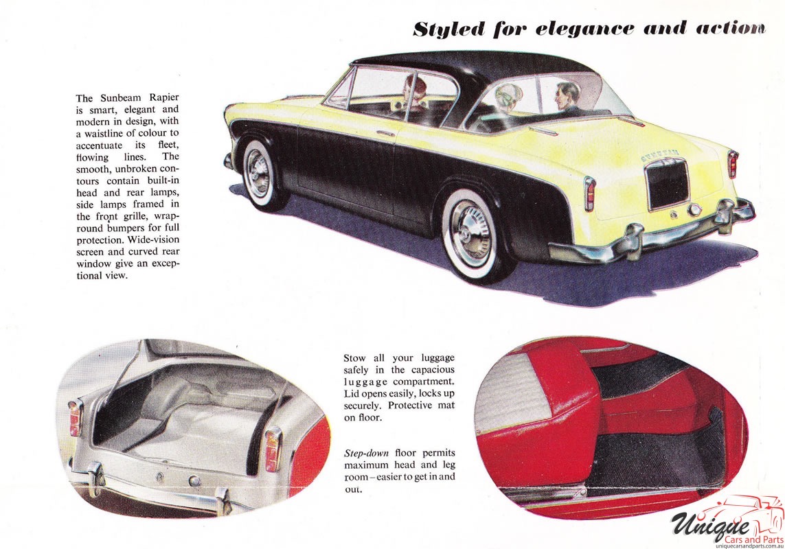 1957 Sunbeam Rapier Brochure