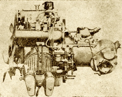 Panhard Dyna X Boxer Twin Engine