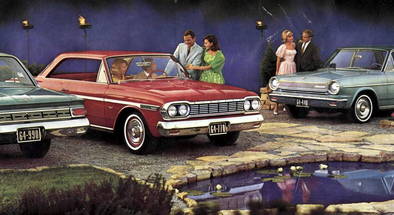 1964 AMC Rambler Paint Charts and Color Codes