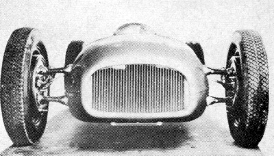 Front view of the 1950 B.R.M.