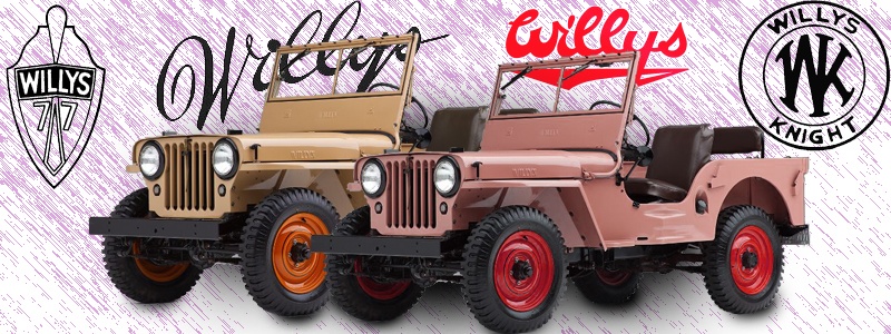 Willys Manufacturer Paint Chart Color Reference